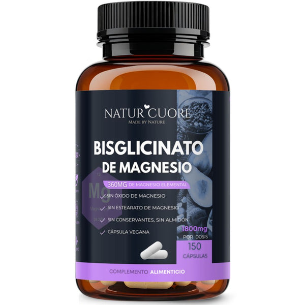 Bisglicinato de magnesio puro Naturcuore InZoe