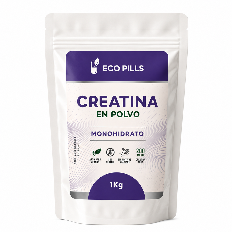 Creatina monohidrato ecológica InZoe: polvo y cápsulas