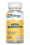 Solaray Mega Quercetina 600 mg, envase de 30 cápsulas vegetales, vista frontal