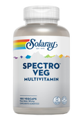 Solaray Spectro Multivitamin, envase de 180 cápsulas vegetales, vista frontal