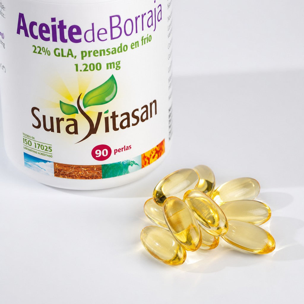 Aceite de Borraja de Sura Vitasan – vista 4 (detalle del envase)