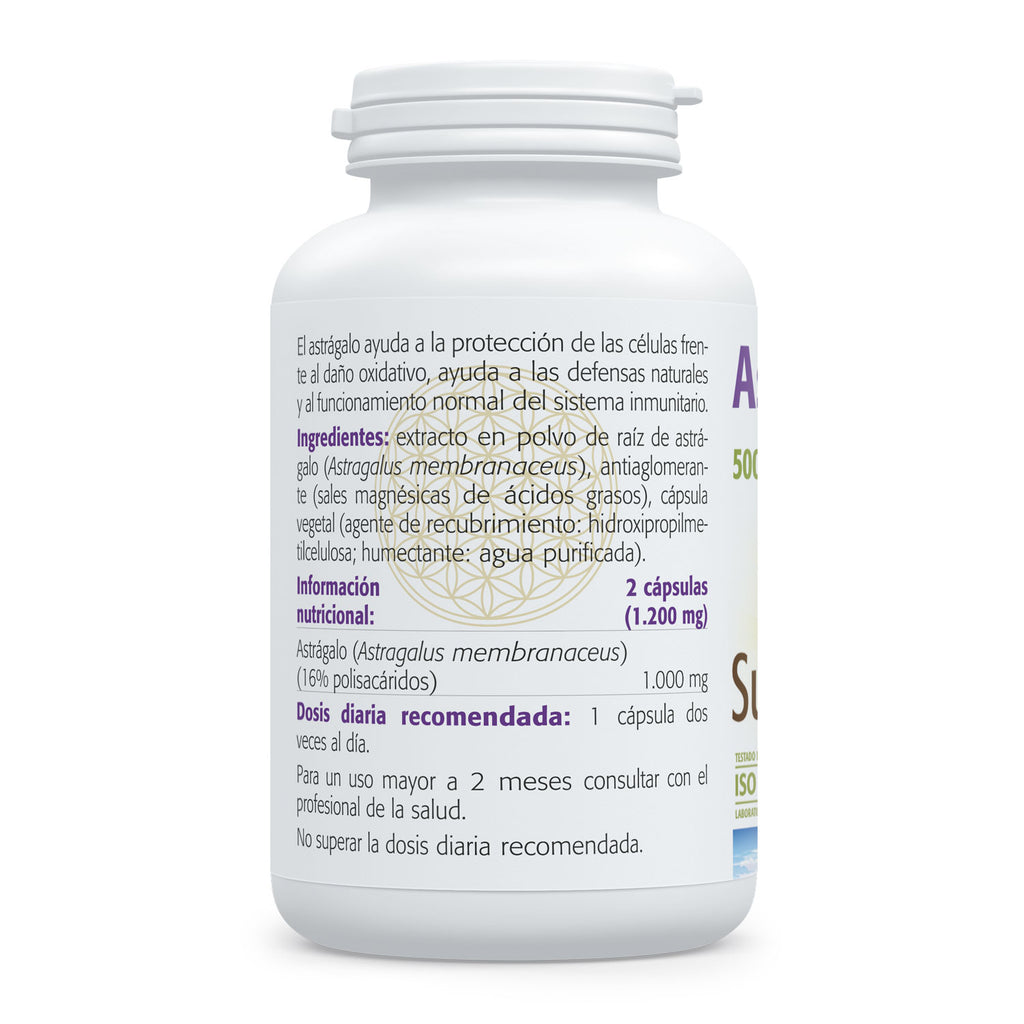 Composición y etiquetado de Astragalus 8000 de Sura Vitasan – parte 2