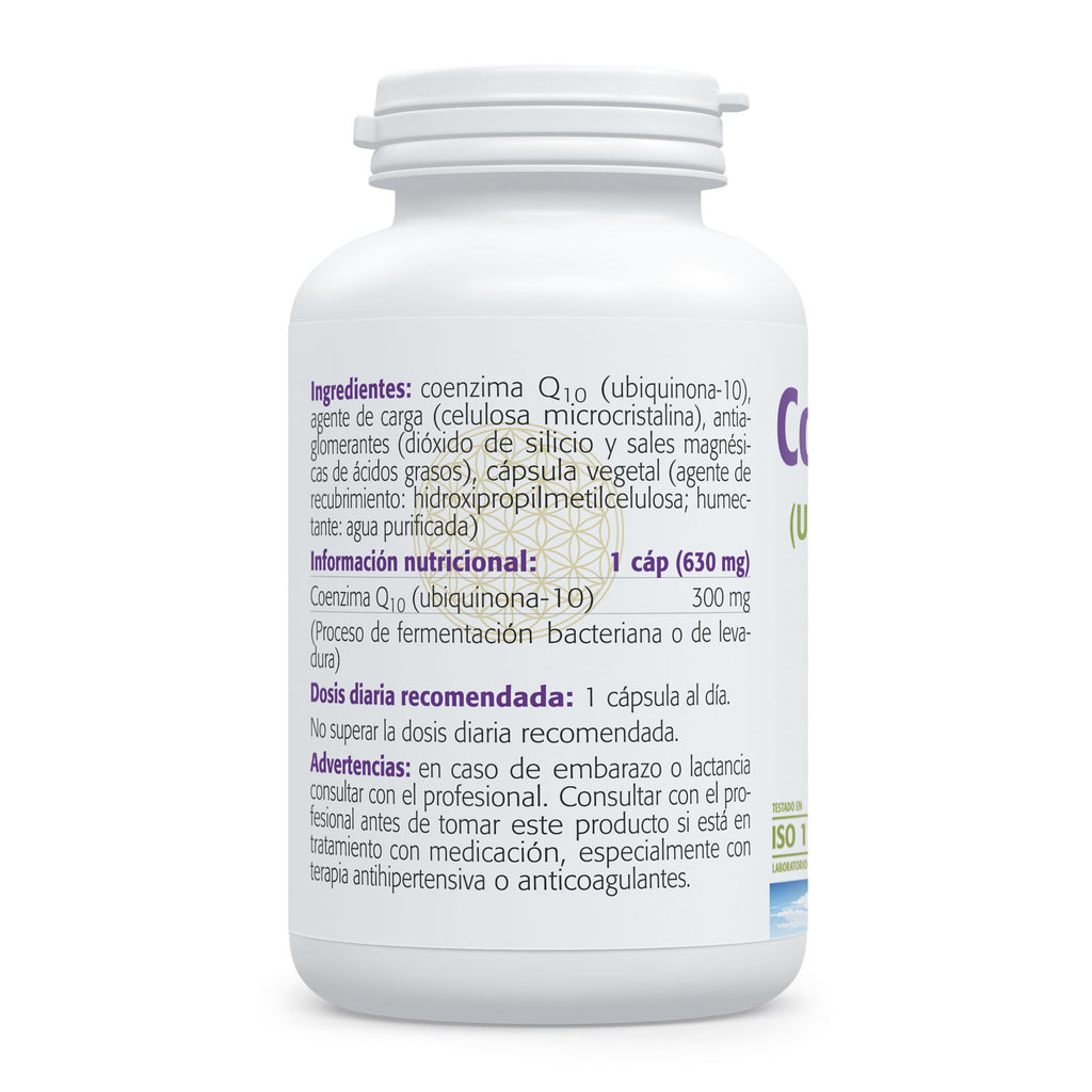 Composición y etiquetado de Co-Enzima Q10 300 mg de Sura Vitasan – parte 2