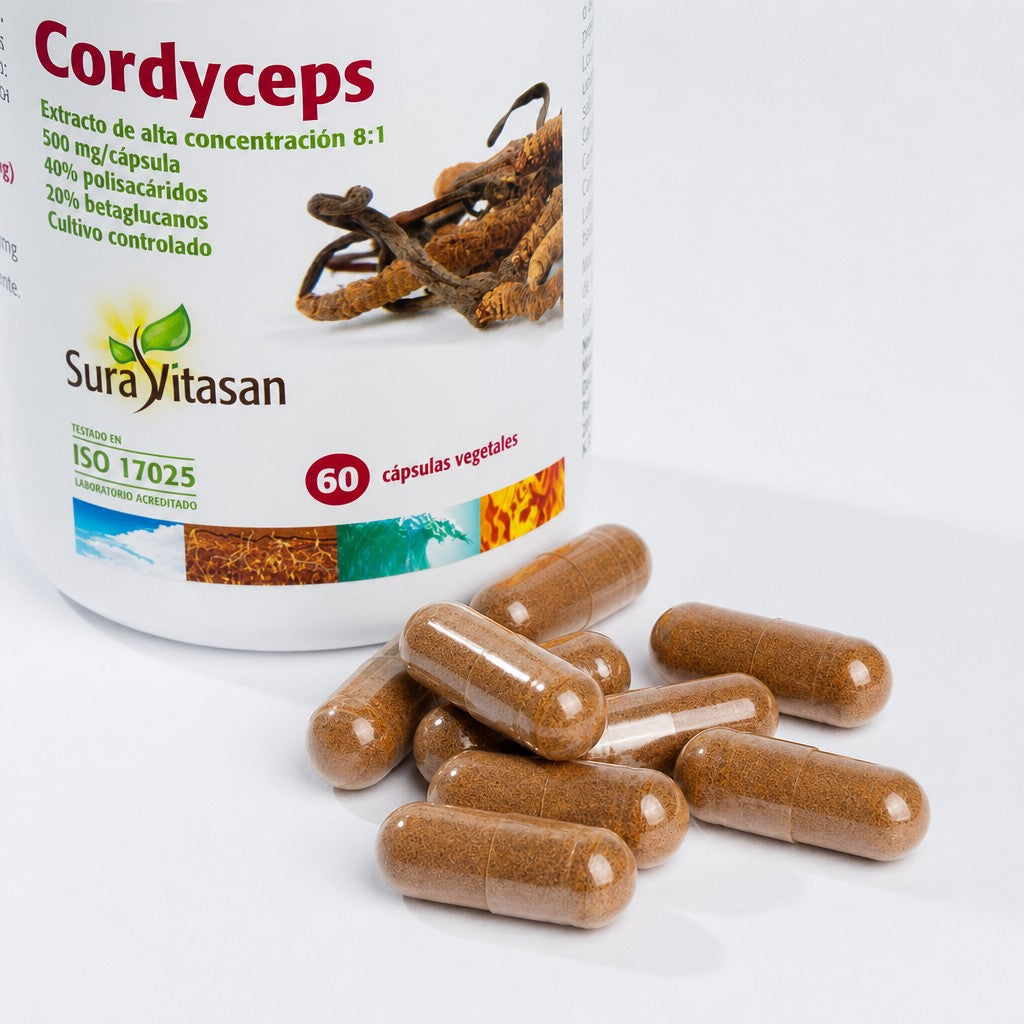 Cordyceps de Sura Vitasan – vista 5 (detalle del envase)
