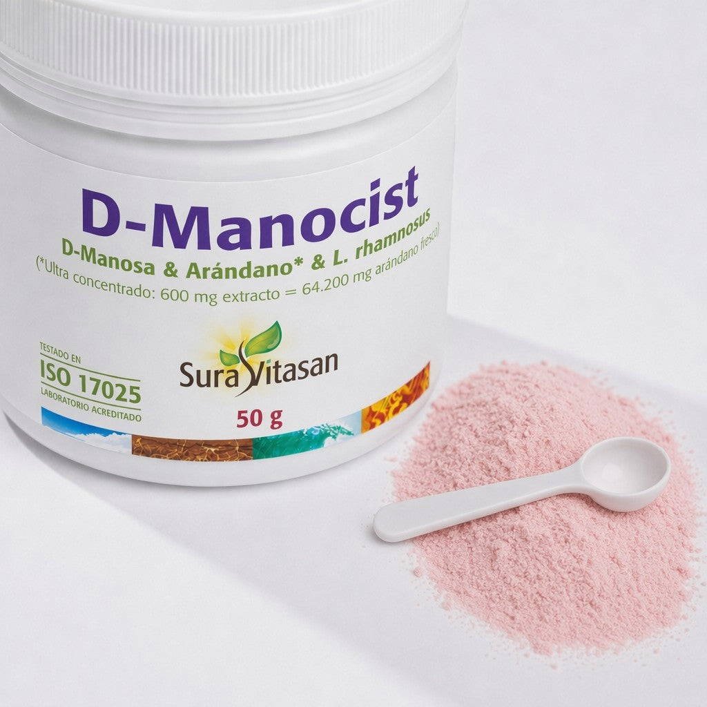 D-Manocist de Sura Vitasan con cucharilla dosificadora – vista 4 (detalle del envase)