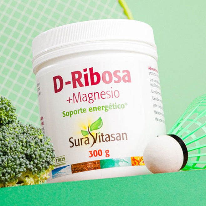D-Ribosa + Magnesio de Sura Vitasan – vista 5 (detalle del envase)