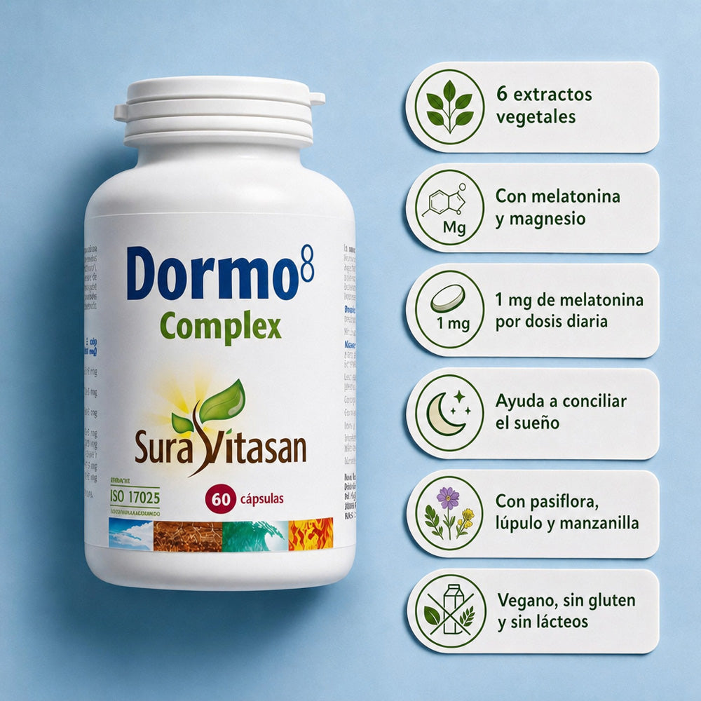 Dormo8 Complex de Sura Vitasan – vista 5 (detalle del envase)