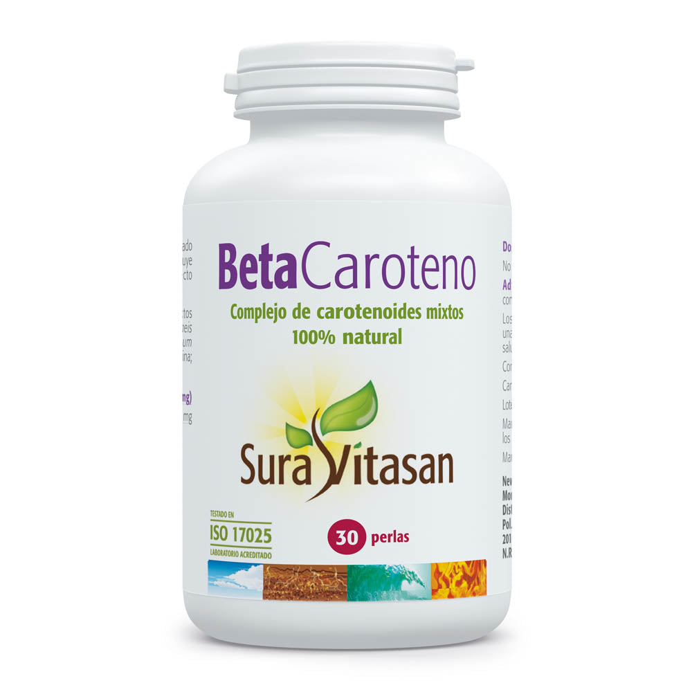 Beta Caroteno de Sura Vitasan – 2.ª vista (detalle del envase)