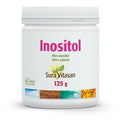 Envase de Sura Vitasan Inositol en polvo myo-inositol 125 g, vista frontal
