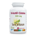 Envase de Sura Vitasan N-Acetil Cisteína 599 mg 60 cápsulas, vista frontal