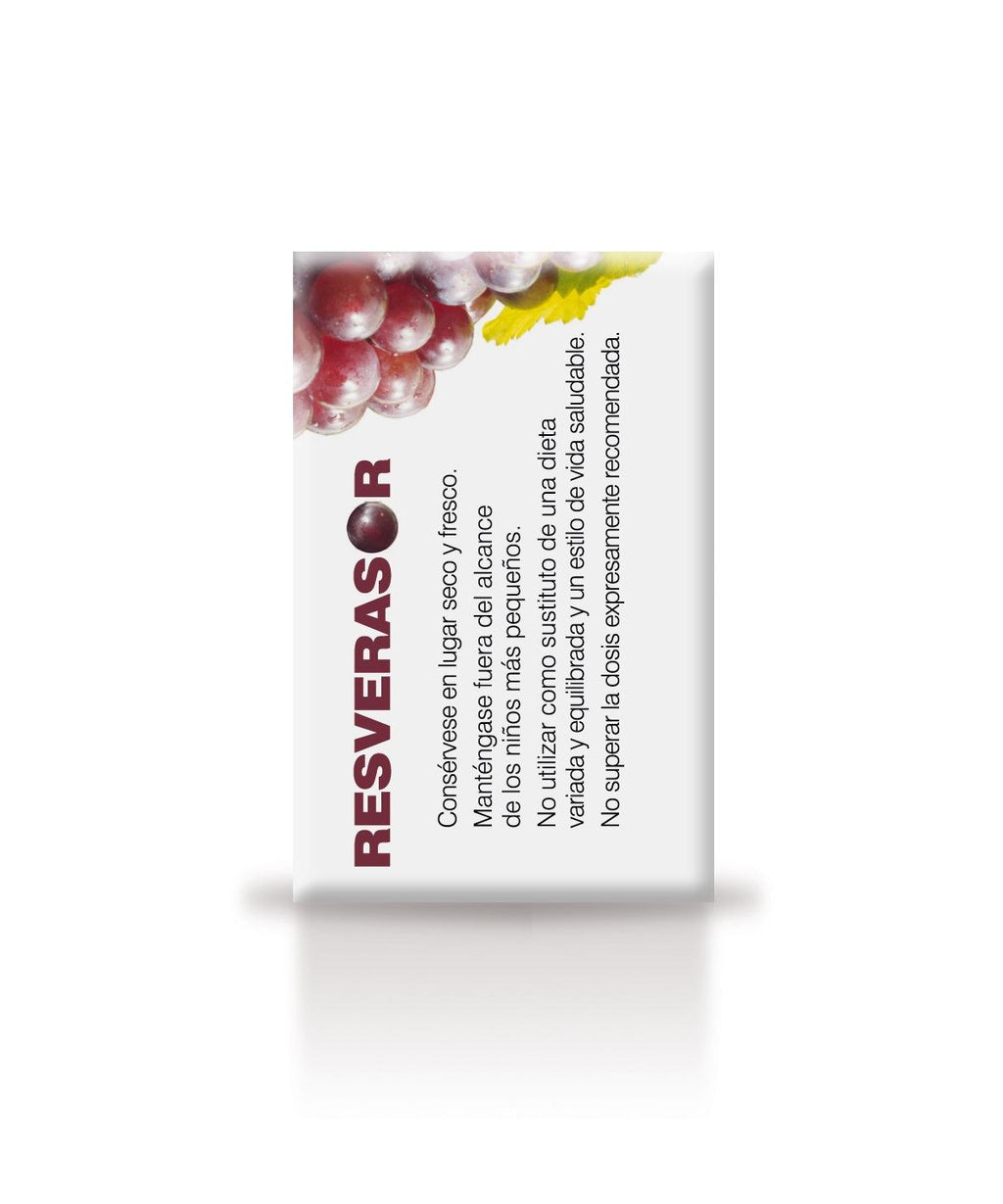 Soria Natural Resverasor 60 comprimidos, vista lateral derecha del envase