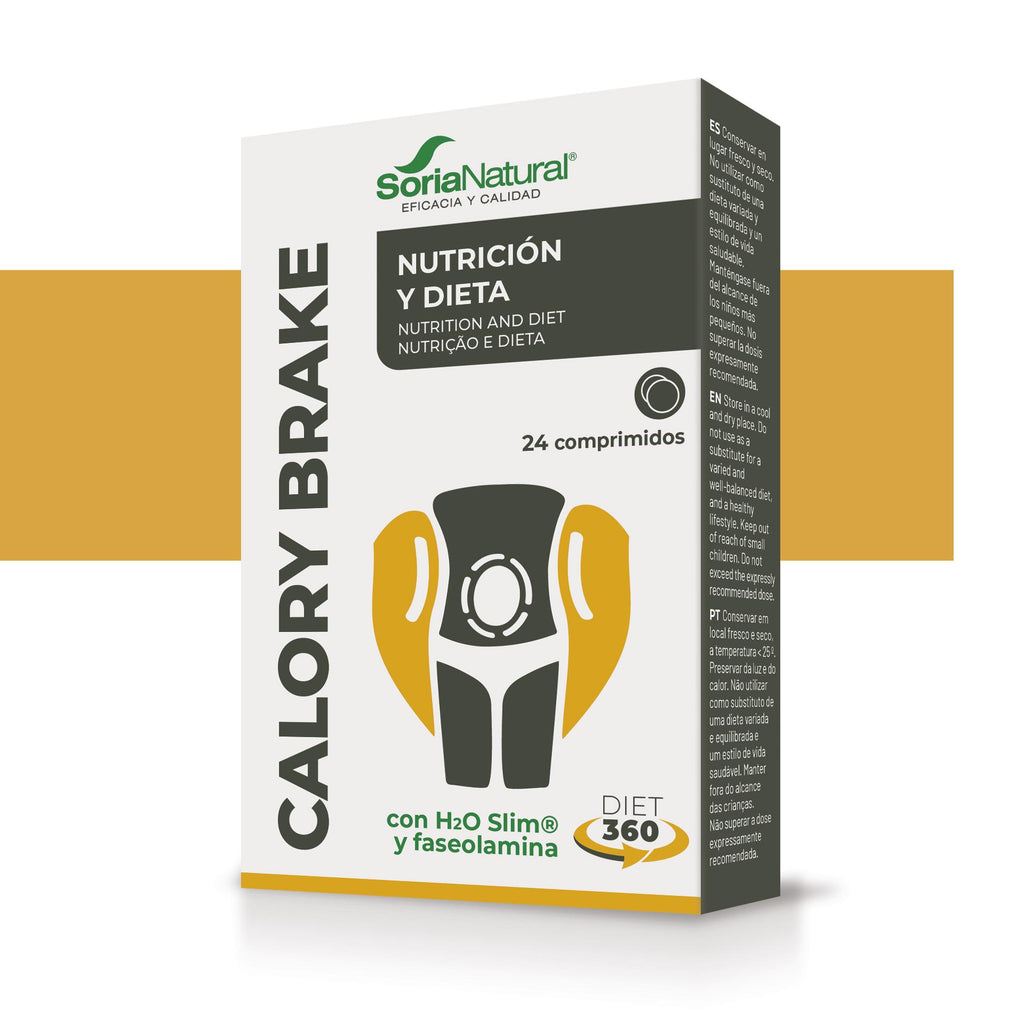 Soria Natural Calory Brake 24 comprimidos, vista 3D del envase