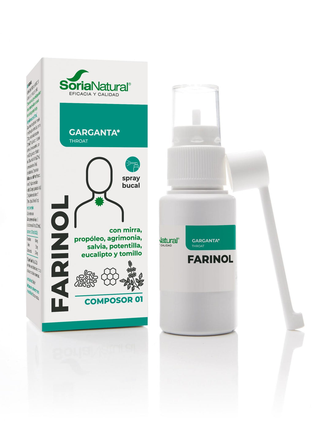 Soria Natural Farinol Composor 01 30 ml, envase, imagen principal