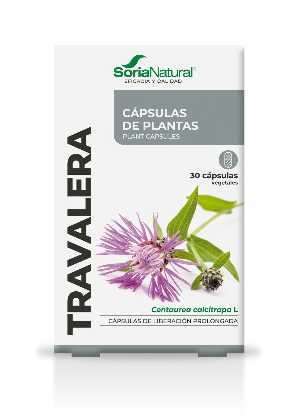 Soria Natural Travalera 30 cápsulas, vista adicional del envase (4 de 4)