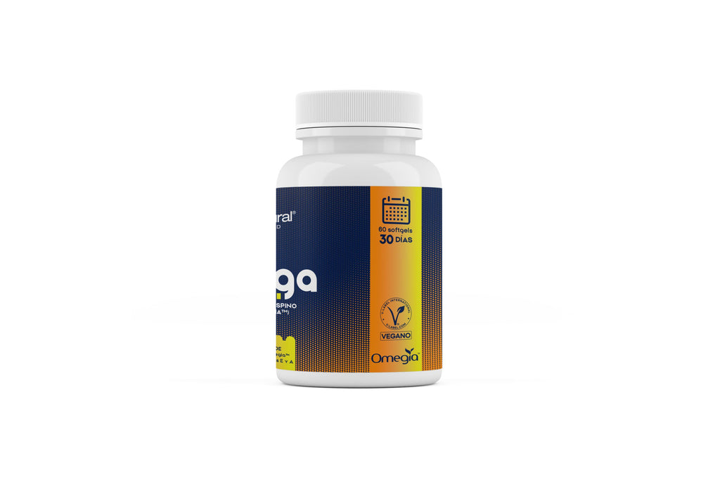 Soria Natural Omega 7 60 perlas, recreación del envase, tercera vista
