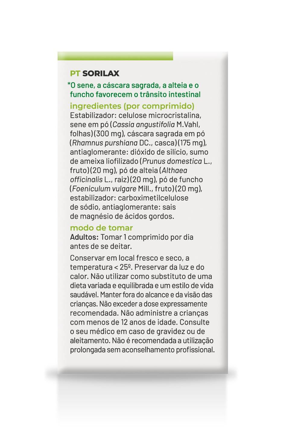 Soria Natural Sorilax 30 comprimidos, vista adicional del envase (3 de 4)