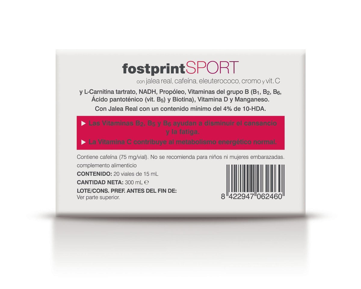 Soria Natural Fost Print Sport 20 viales, segunda imagen del producto