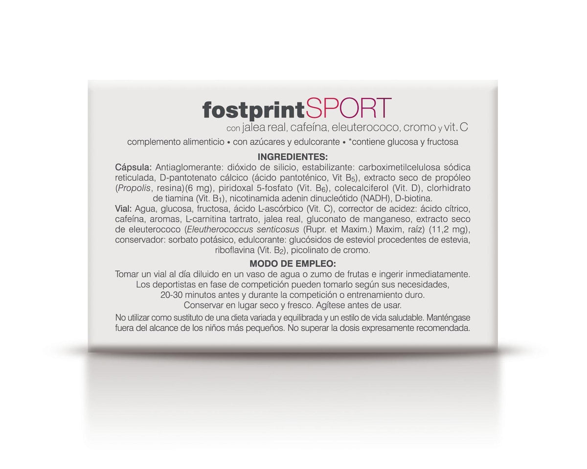Soria Natural Fost Print Sport 20 viales, cuarta imagen del producto