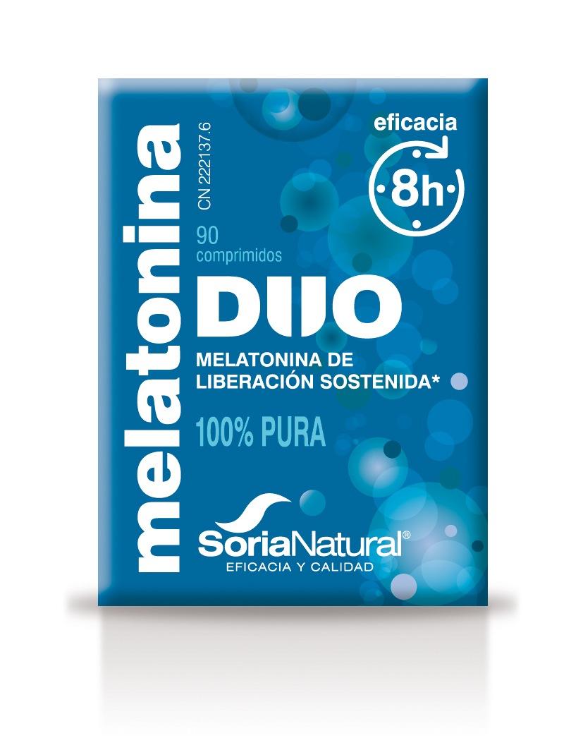 Soria Natural Melatonina Duo 90 comprimidos, vista adicional del envase (4 de 4)