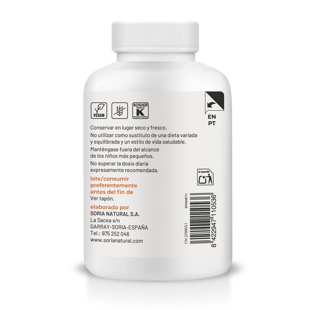 Soria Natural Vitamina C 1000 mg liberación sostenida 100 comprimidos, segunda vista del envase