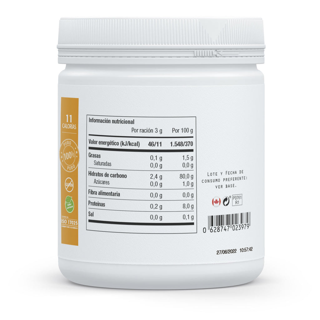 Composición y etiquetado de FermentActiv Jengibre de Sura Vitasan – ficha 1