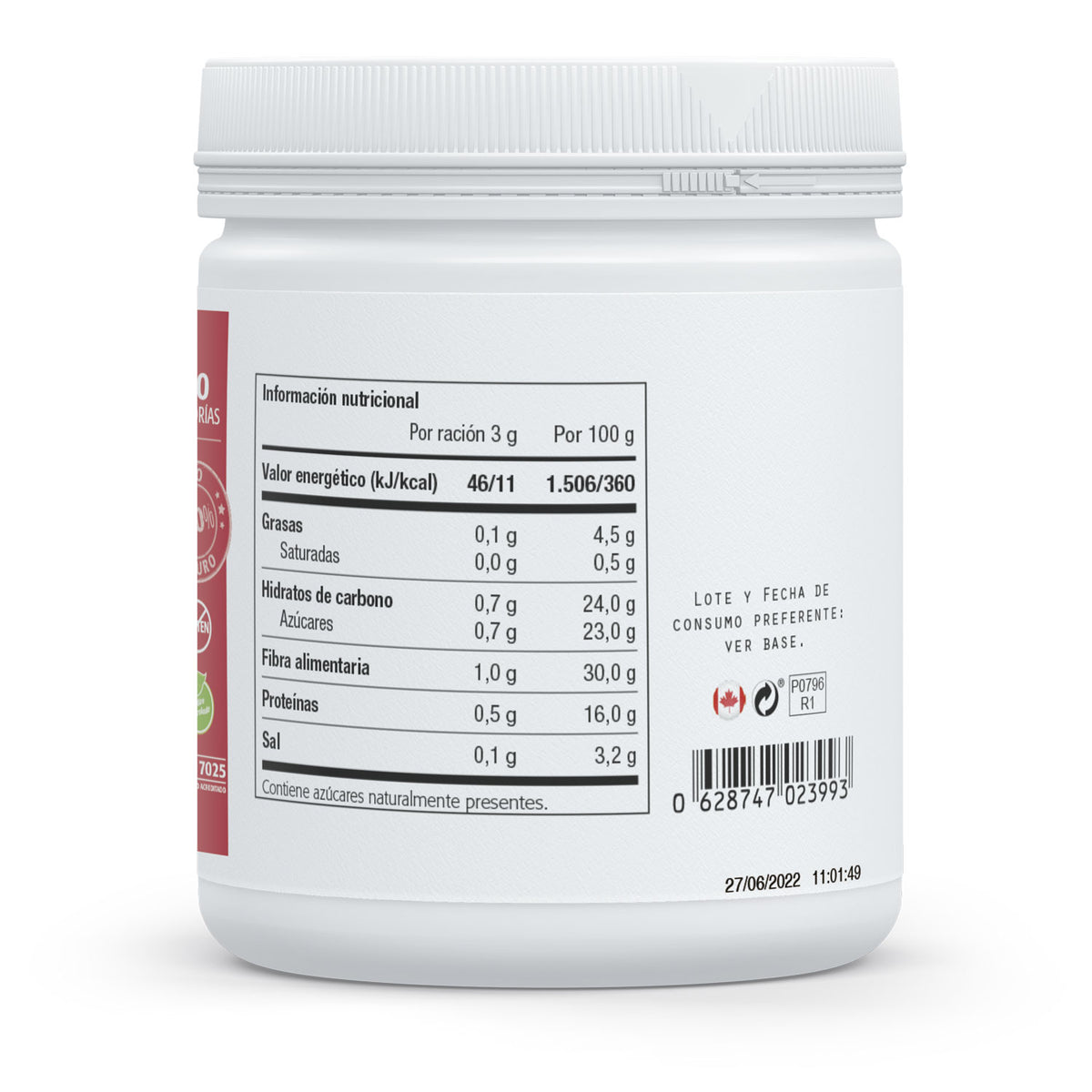 Composición y etiquetado de FermentActiv Remolacha Roja de Sura Vitasan – ficha 1