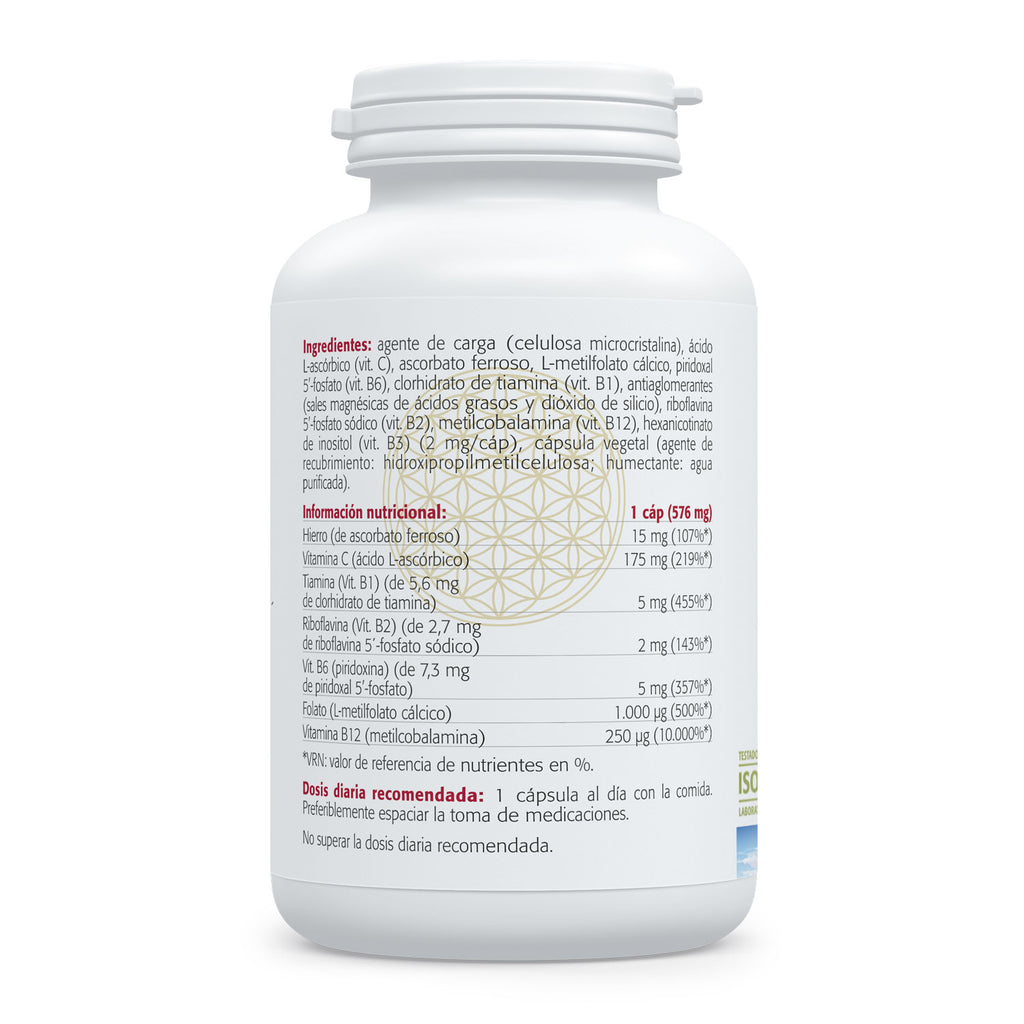 Hierro 15 mg de Sura Vitasan, foto 2 del producto (envase o etiqueta)