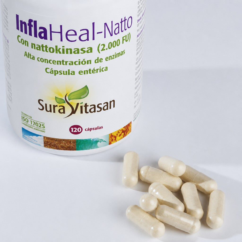 Cápsulas de InflaHeal-Natto de Sura Vitasan – vista 4