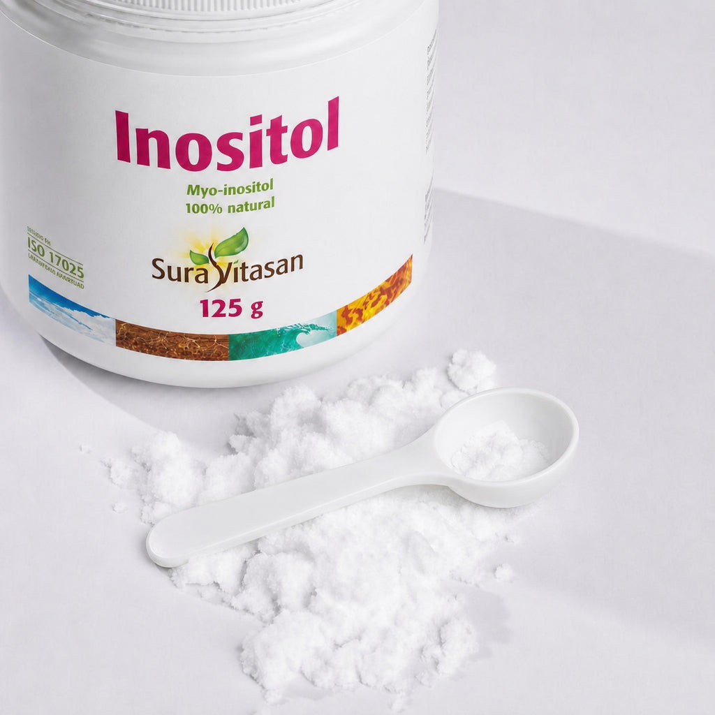 Inositol en polvo de Sura Vitasan – vista 4 (detalle del envase)
