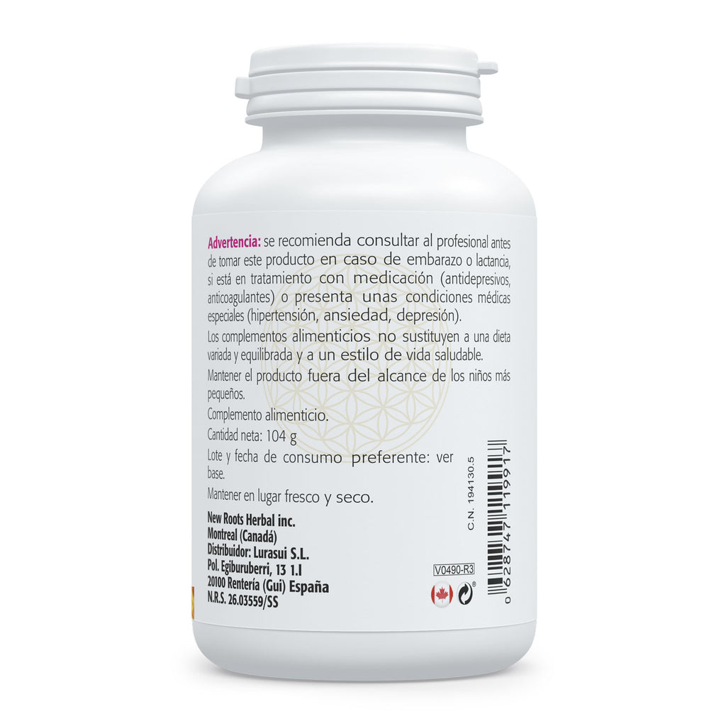 Sura Vitasan Maca raíz de maca Lepidium meyenii 750 mg por cápsula – 120 cápsulas – detalle de la fórmula