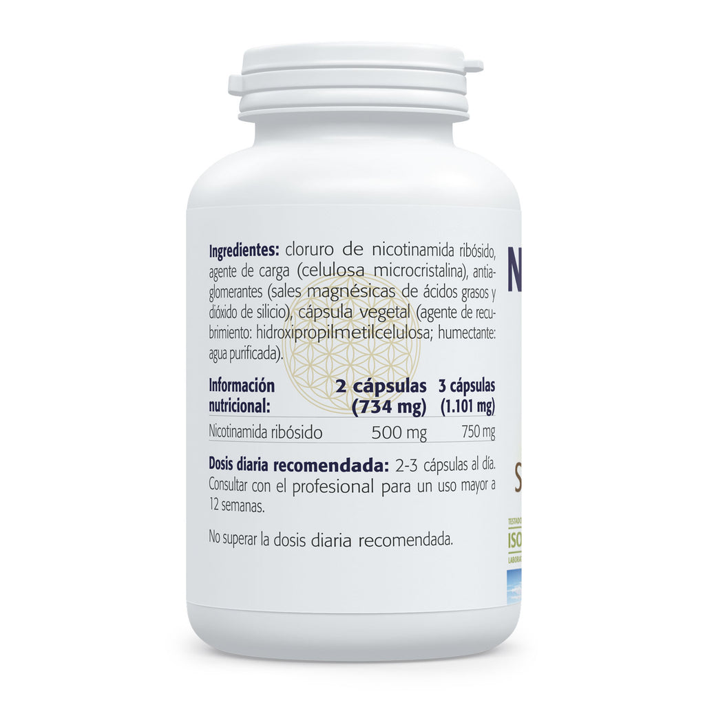 Composición y etiquetado de NAD+ Cell Excell de Sura Vitasan – vista 3
