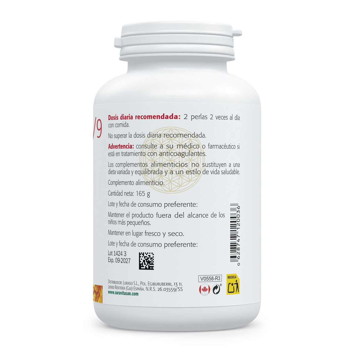 Sura Vitasan Omega 3/6/7/9 – 90 cápsulas – imagen 2