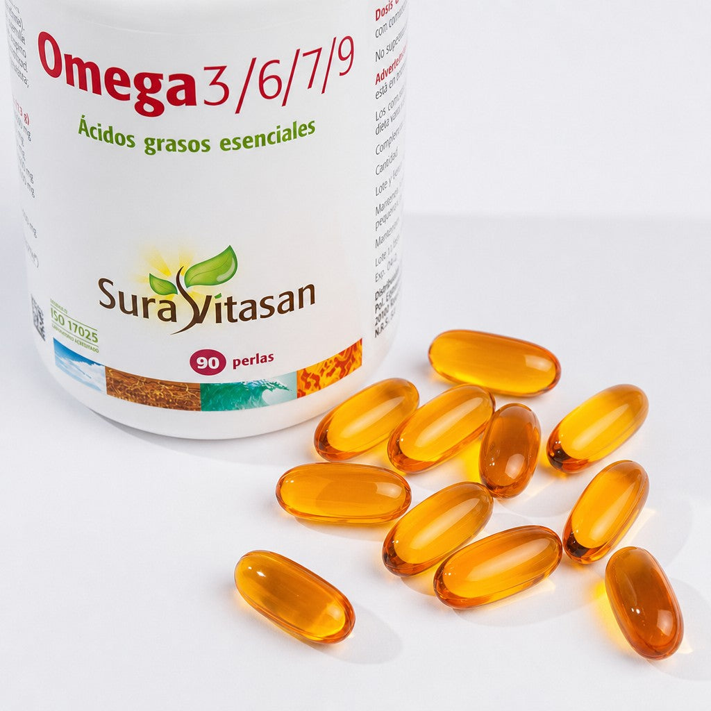 Sura Vitasan Omega 3/6/7/9 – 90 cápsulas – imagen 4