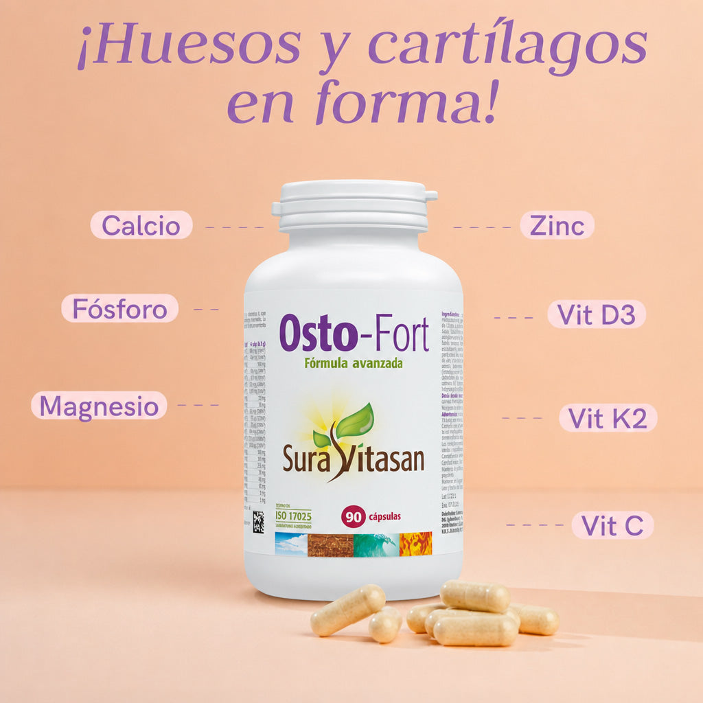 Sura Vitasan Osto-Fort – 180 cápsulas – imagen 5