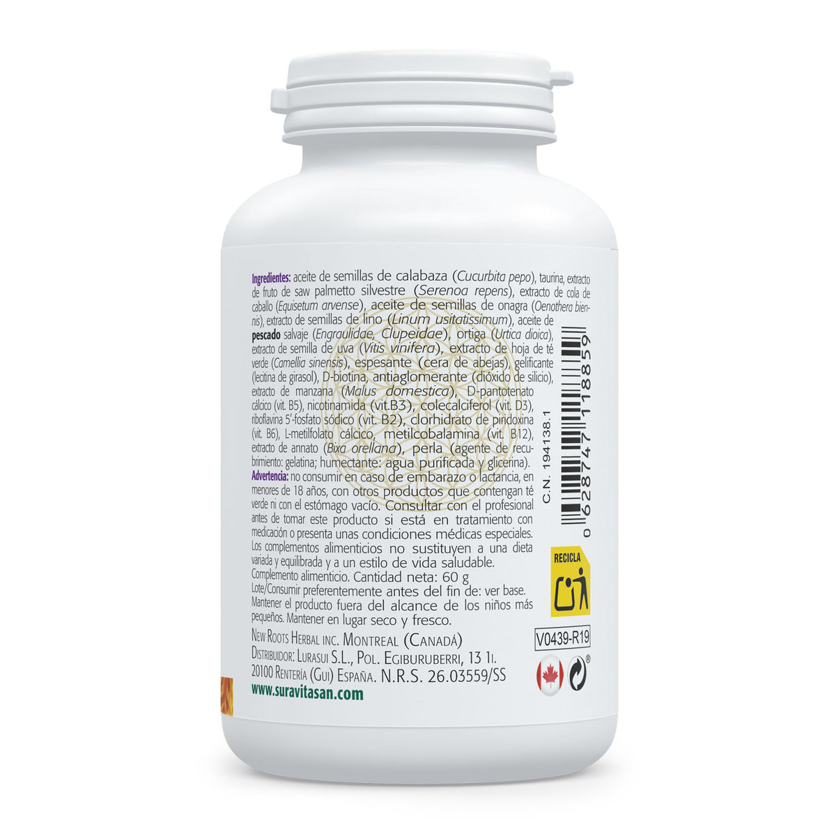 Sura Vitasan Vital Capilar – 30 perlas – imagen 2
