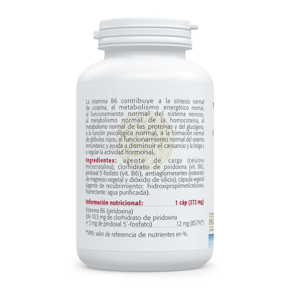 Vitamina B6 12 mg de Sura Vitasan, foto 3 del producto (envase o etiqueta)