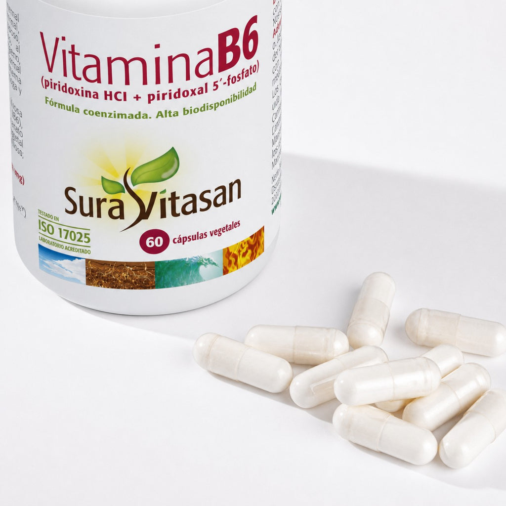 Vitamina B6 12 mg de Sura Vitasan, foto 4 del producto (envase o etiqueta)