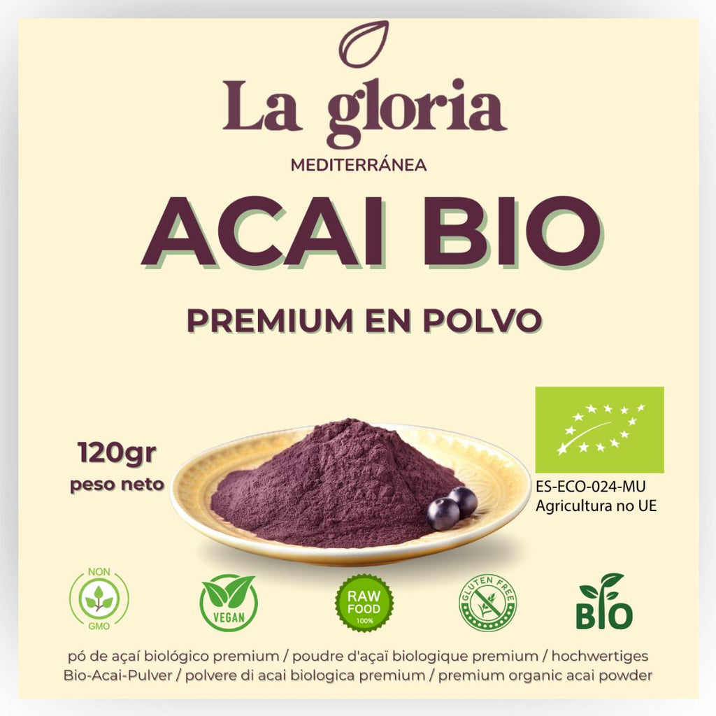 Açaí en polvo ecológico superalimento La Gloria Mediterránea