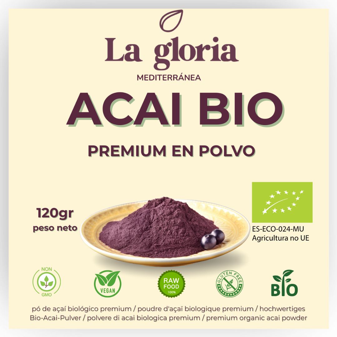 Açaí en polvo ecológico superalimento La Gloria Mediterránea