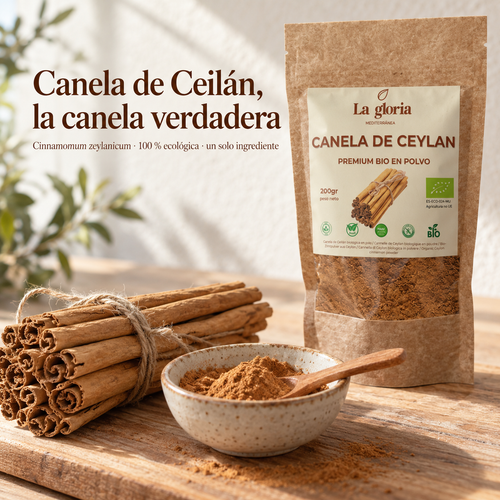 Canela de Ceilán ecológica, la canela verdadera (Cinnamomum zeylanicum) – La Gloria Mediterránea