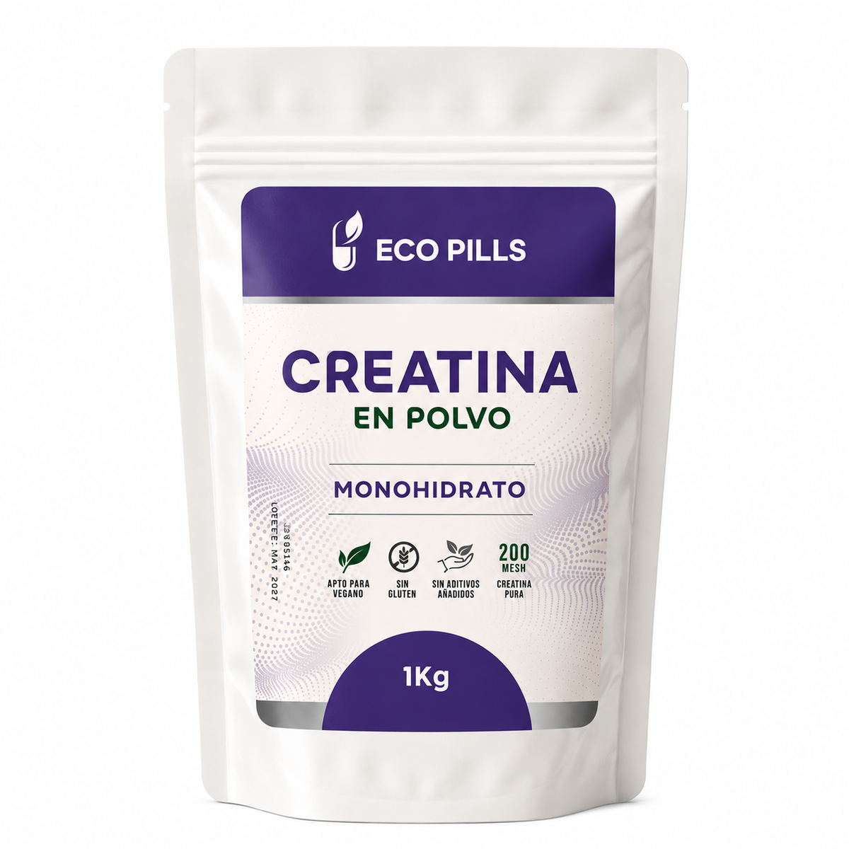 Creatina monohidrato en polvo Eco Pills