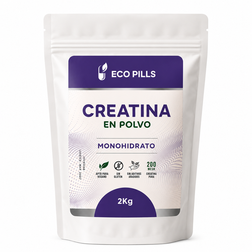Creatina monohidrato en polvo Eco Pills