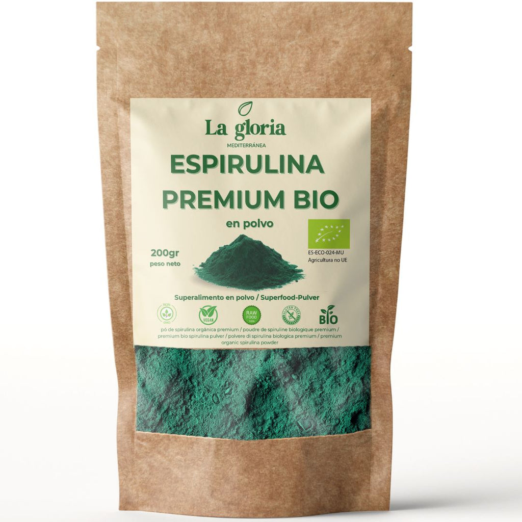 Espirulina ecológica en polvo La Gloria Mediterránea