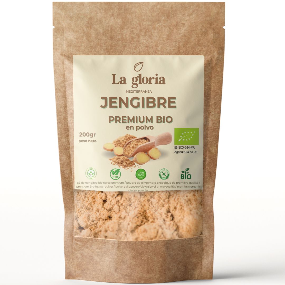 Jengibre en polvo ecológico bio La Gloria Mediterránea