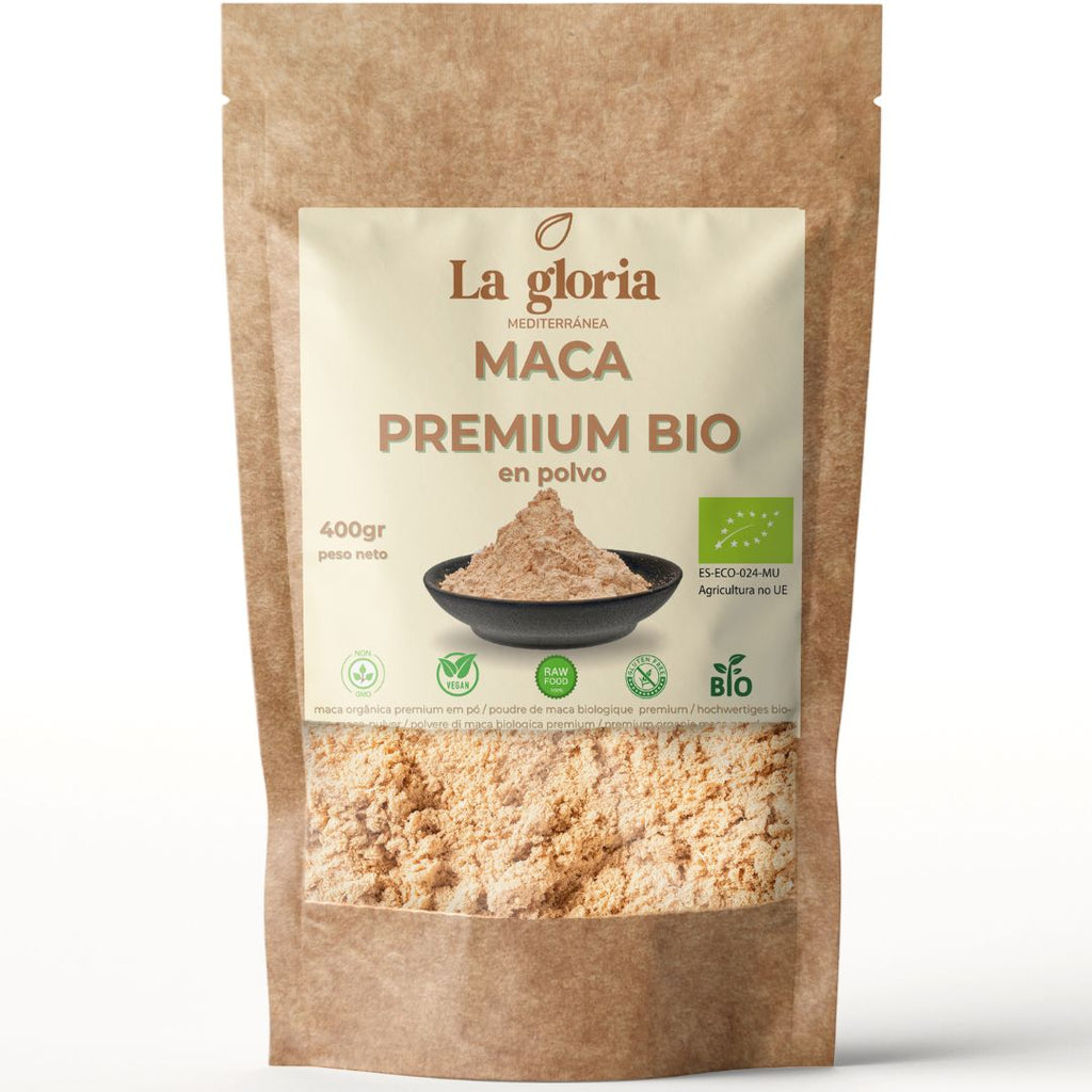 Maca amarilla ecológica en polvo de Perú La Gloria Mediterránea