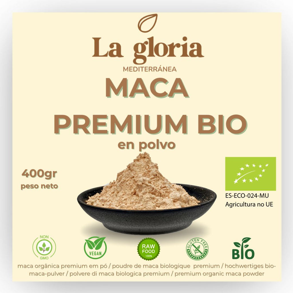 Maca amarilla ecológica en polvo de Perú La Gloria Mediterránea