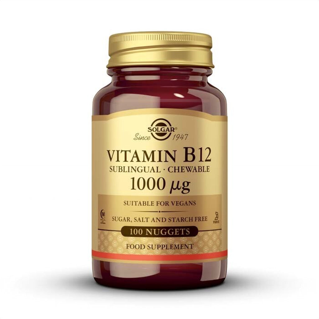 Solgar Vitamina B12 1000 µg – 100 comprimidos sublinguales / masticables