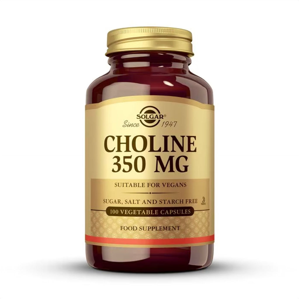 Envase de Colina 350 mg de Solgar, vista principal del producto
