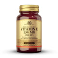 Envase de Vitamina E 200 UI de Solgar, vista frontal