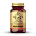 Envase de Vitamina E 400 UI de Solgar, vista frontal